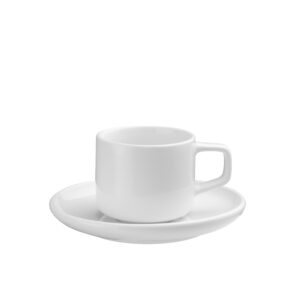 Cup with saucer MINI CINO 100 ml white