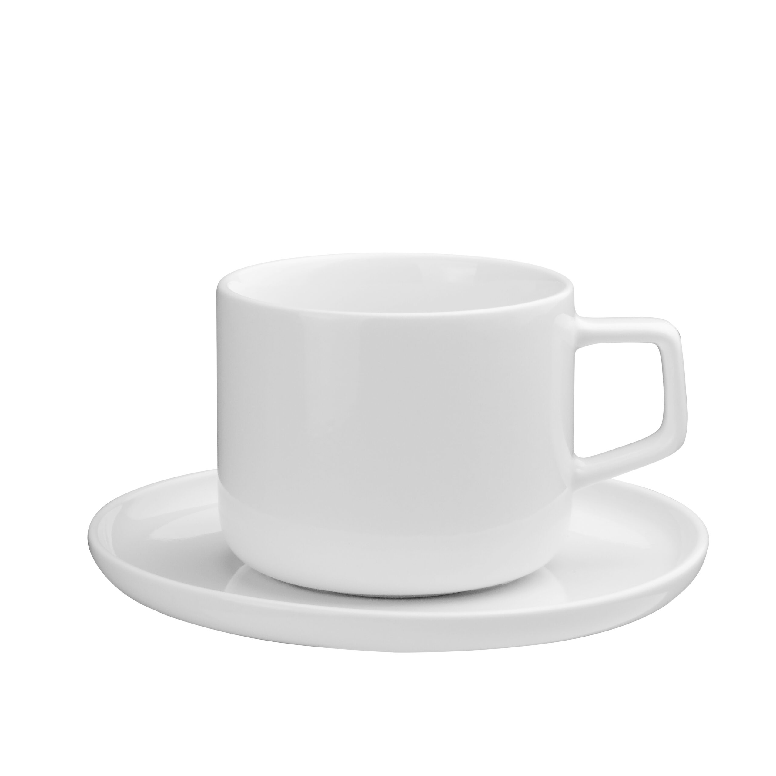 Cup with saucer CINO 280 ml white