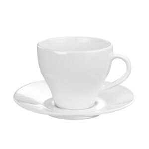 Cup with saucer CAPPUCCINO white 200 ml