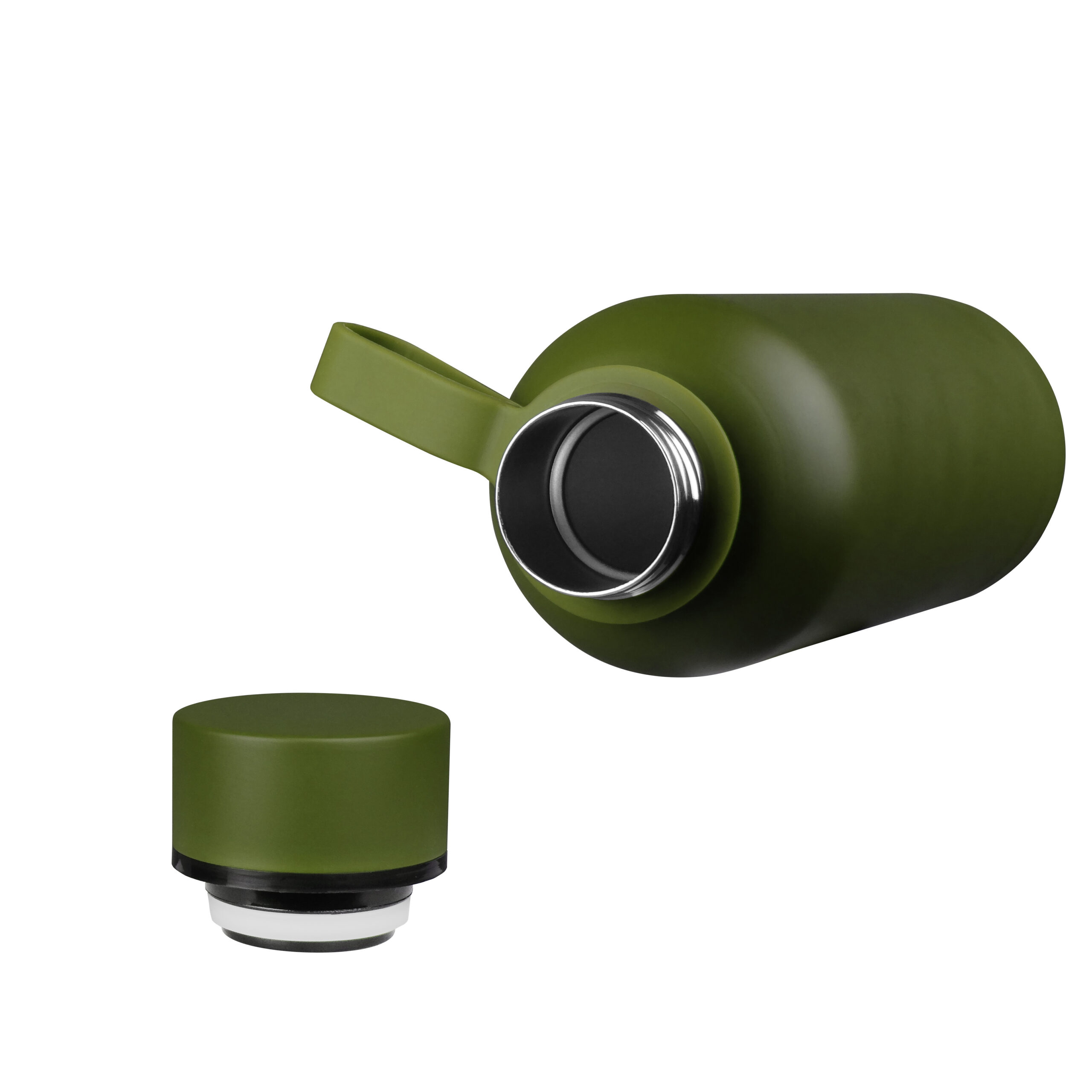 Butelka termiczna VEGAS GO 500 ml zielona khaki - obrazek 4