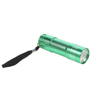 Latarka TOKIO 9 LED zielona